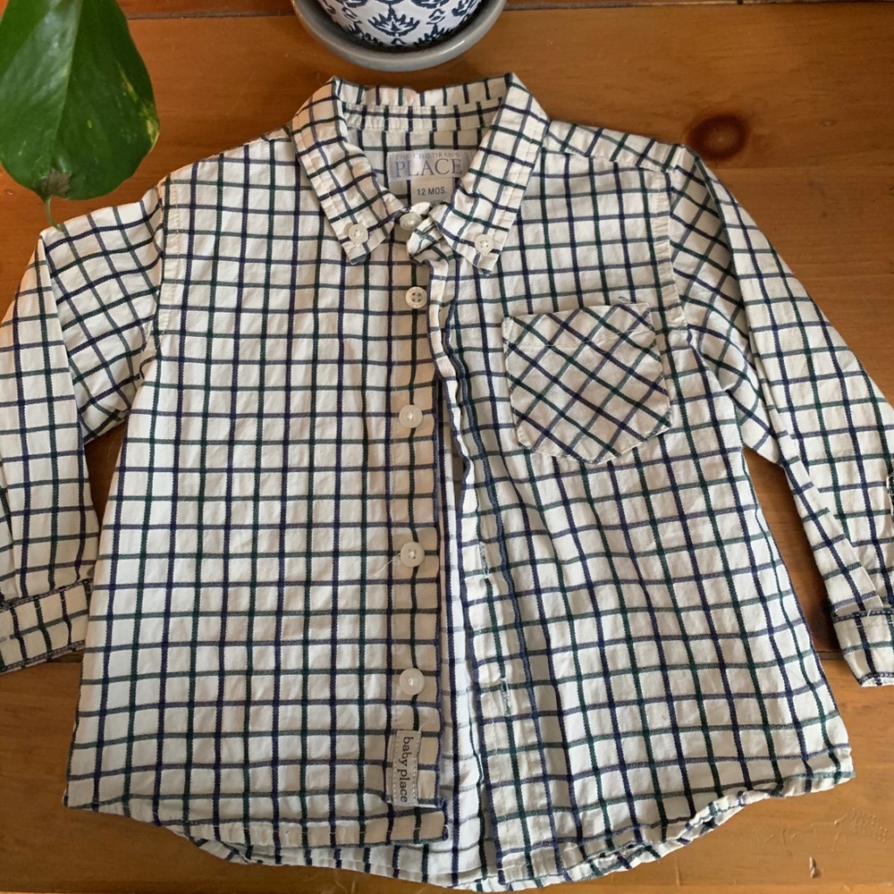 Baby Boy 12m Button Up